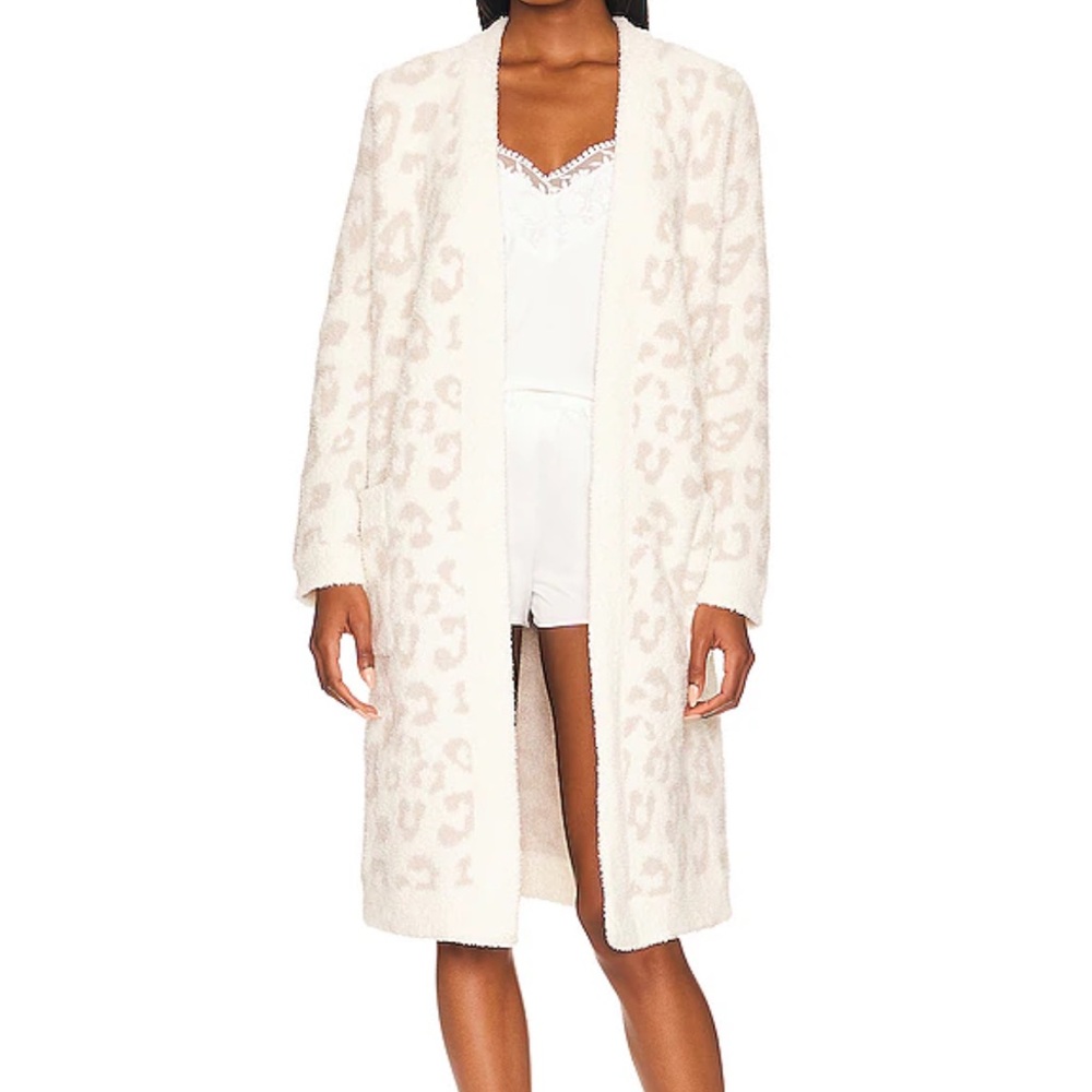 Barefoot in the Wild Robe in Cream & Stone - Barefoot Dreams